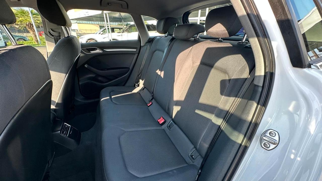Audi A3 SPB 30 TDI S line Sport UNICO PROPRIETARIO KM CERTIFICATI