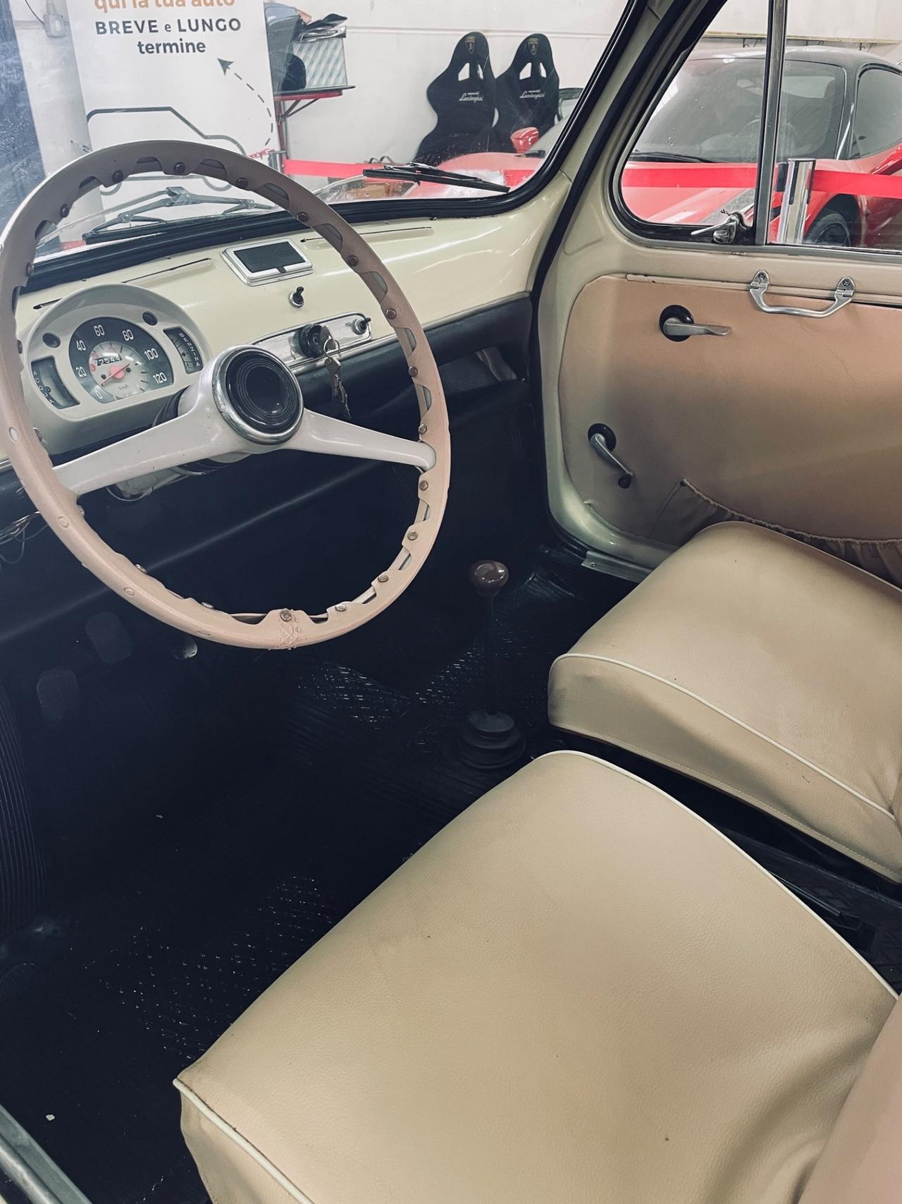 Fiat 600D Targa Originale PERMUTE RATE
