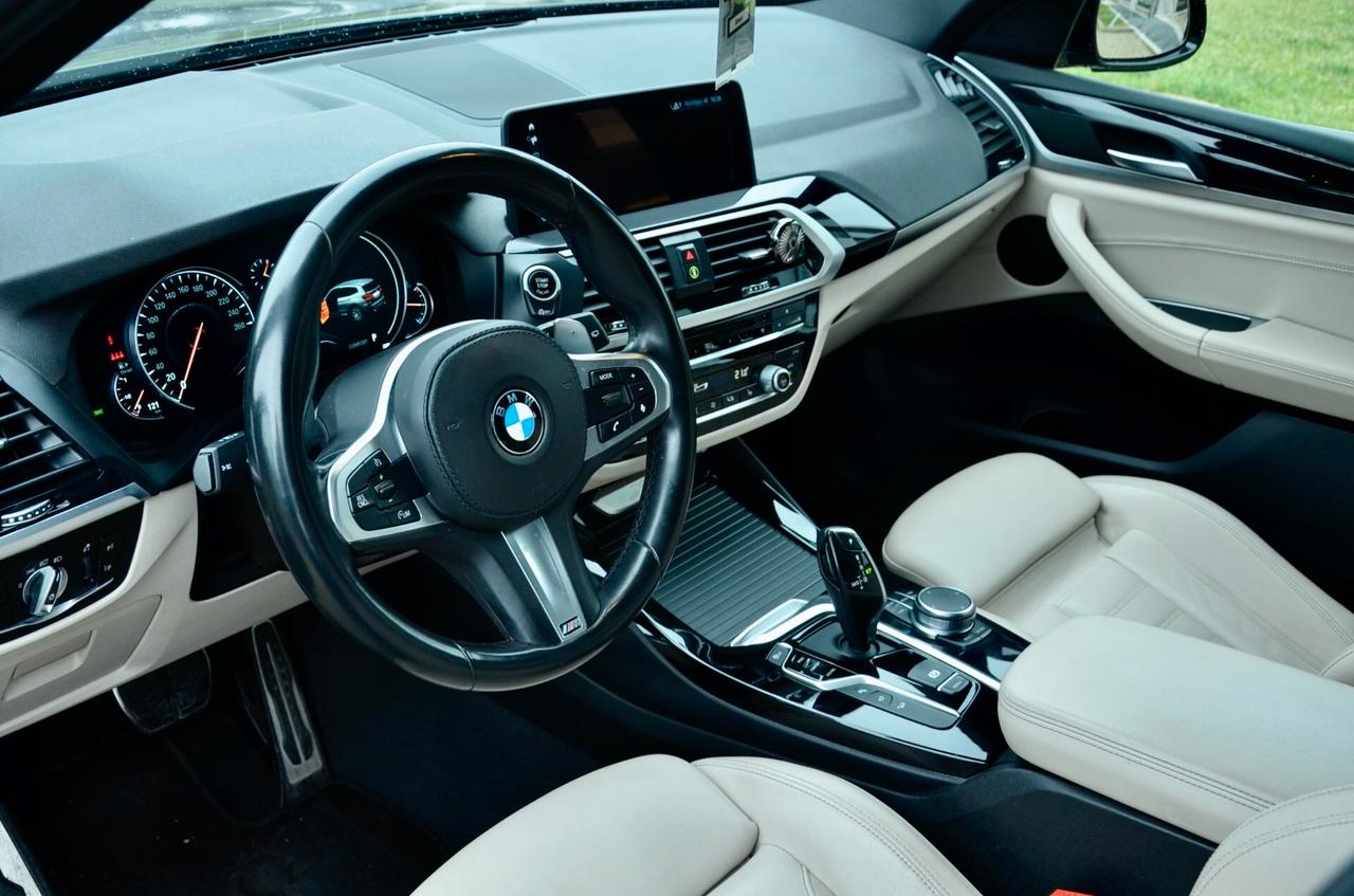 BMW X3 xdrive20d Msport 190cv auto, M BRAKES, LUCI AMB, TETTO, NAVI PRO, 360°, 20", SERVICE UFF, PERMUTE