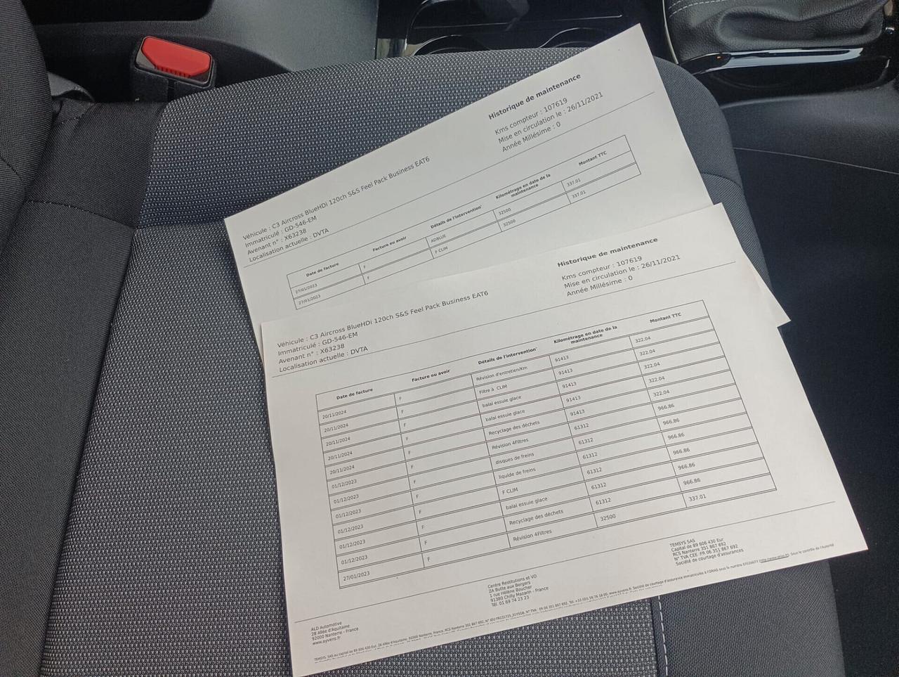 Citroen C3 Aircross 1.5 BlueHDi 120Cv EAT6 Feel Pack
