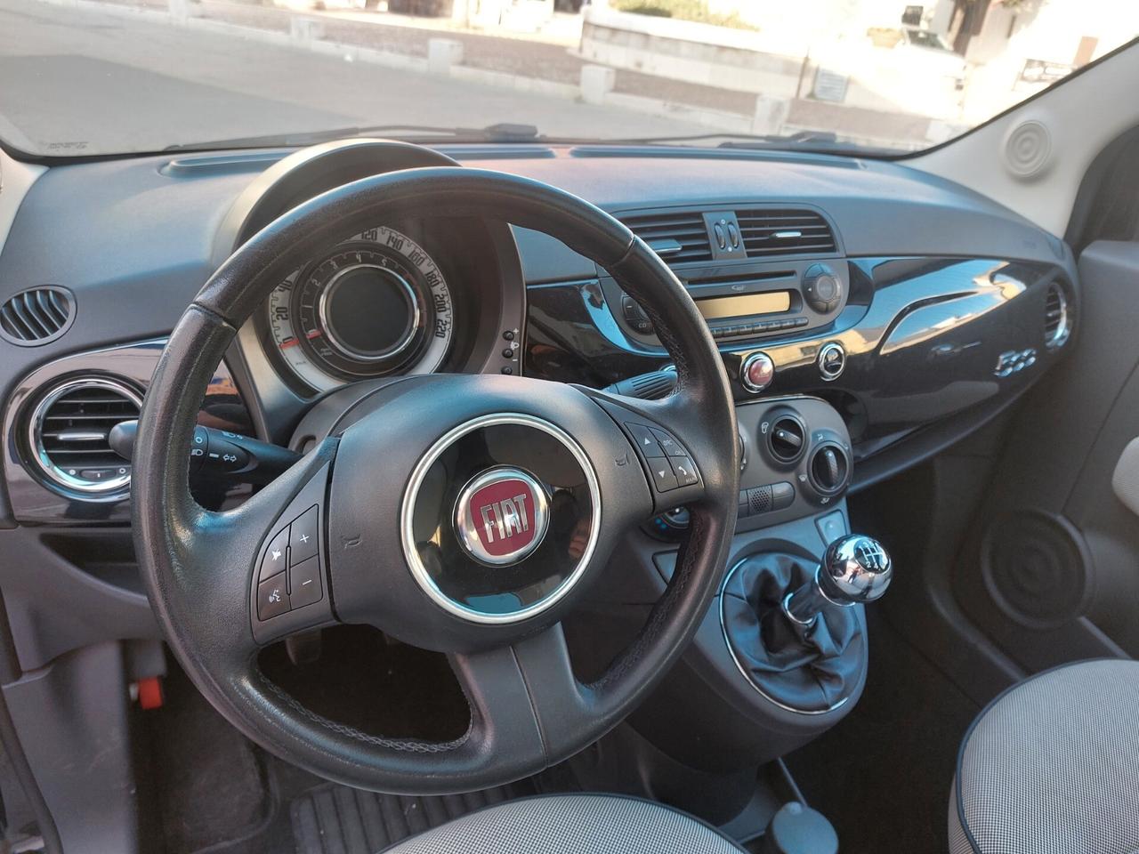 FIAT 500 1.2 BENZ 51KW 70CV 2013 LOUNGE TETTO PANORAMICO BLUETOOTH PERFETTA