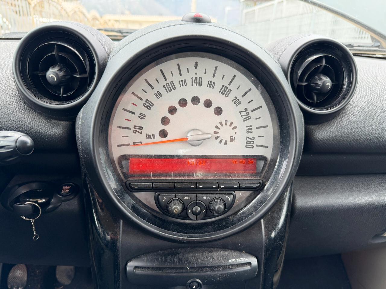 MINI ONE D COUNTRYMAN 2013 1.6 DIESEL 90 CV *MOT ROTTO