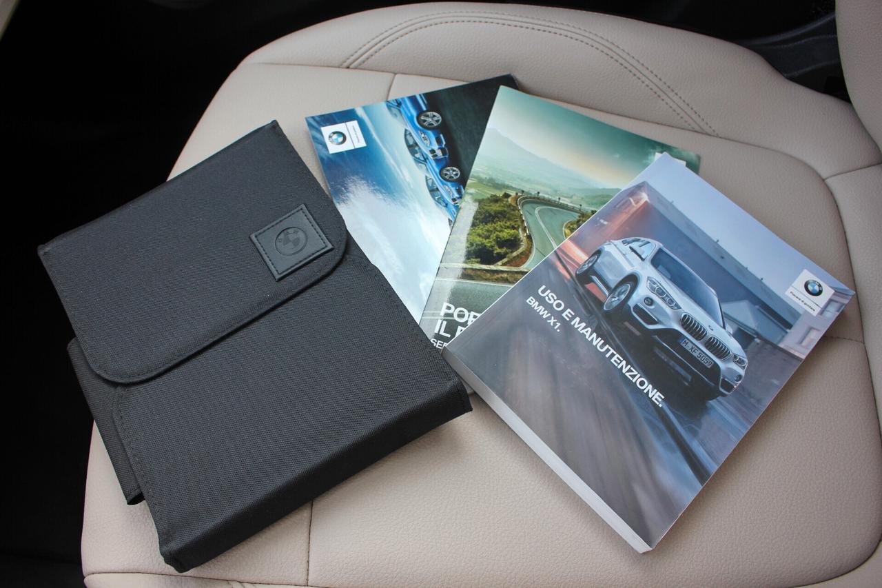 BMW X1 20d SPORT AUTO UNIPRO CRONO TAGLIANDI FULL LED TEC