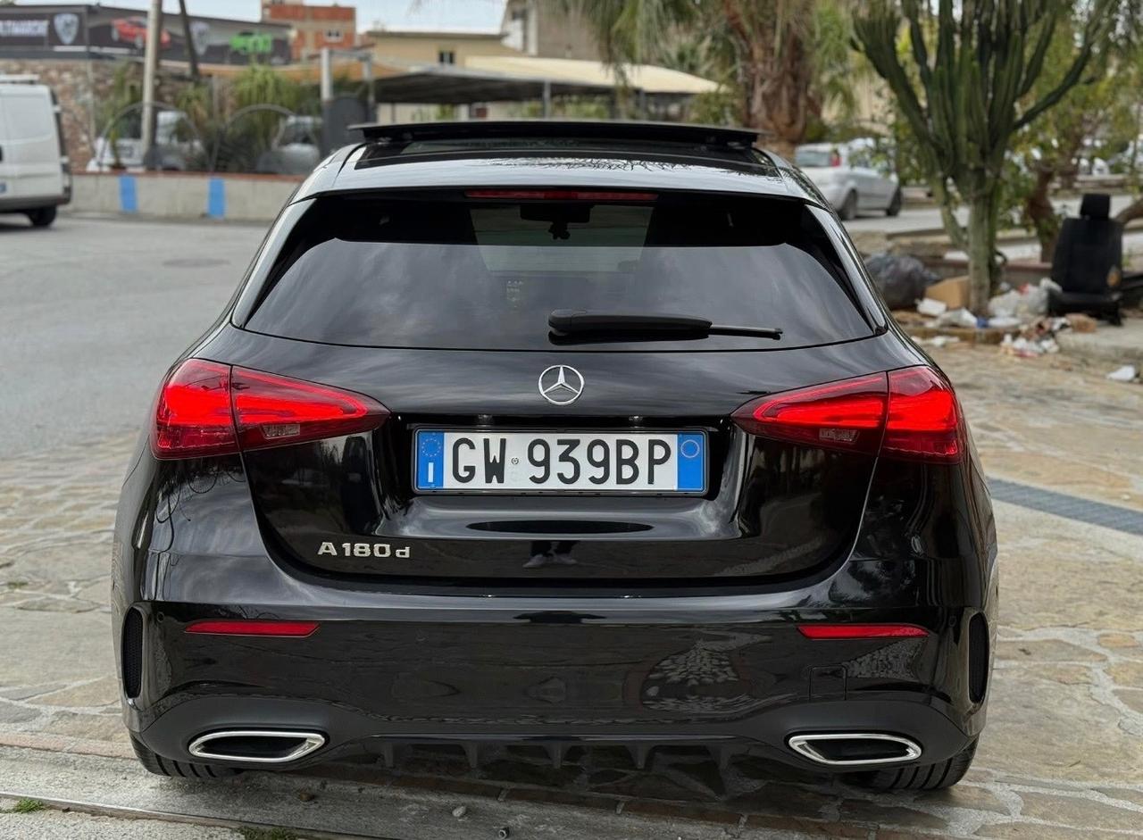 Mercedes-benz A 180 d Automatic AMG Led Tetto Apribile Pelle Navy Camera 360*Bi Xenon