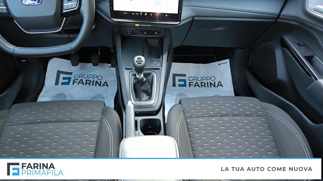 FORD Puma Titanium 1.0 EcoBoost Hybrid 125CVTrasmissione manuale a 6 rapporti Trazione anteriore
