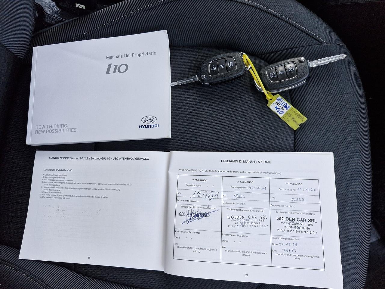 HYUNDAI I10 1.0 BENZINA ANNO 2018 150000KM