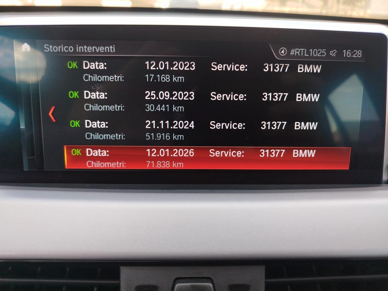 X1 16d *PREZZO VERO* LED- TAGLIANDI BMW - GARANZIA 12 M