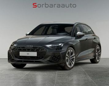 Audi S3 S3 SPB TFSI quattro S tronic con Pacchetto look nero plus+tetto panorama+Audi+Proiettori a LED Audi