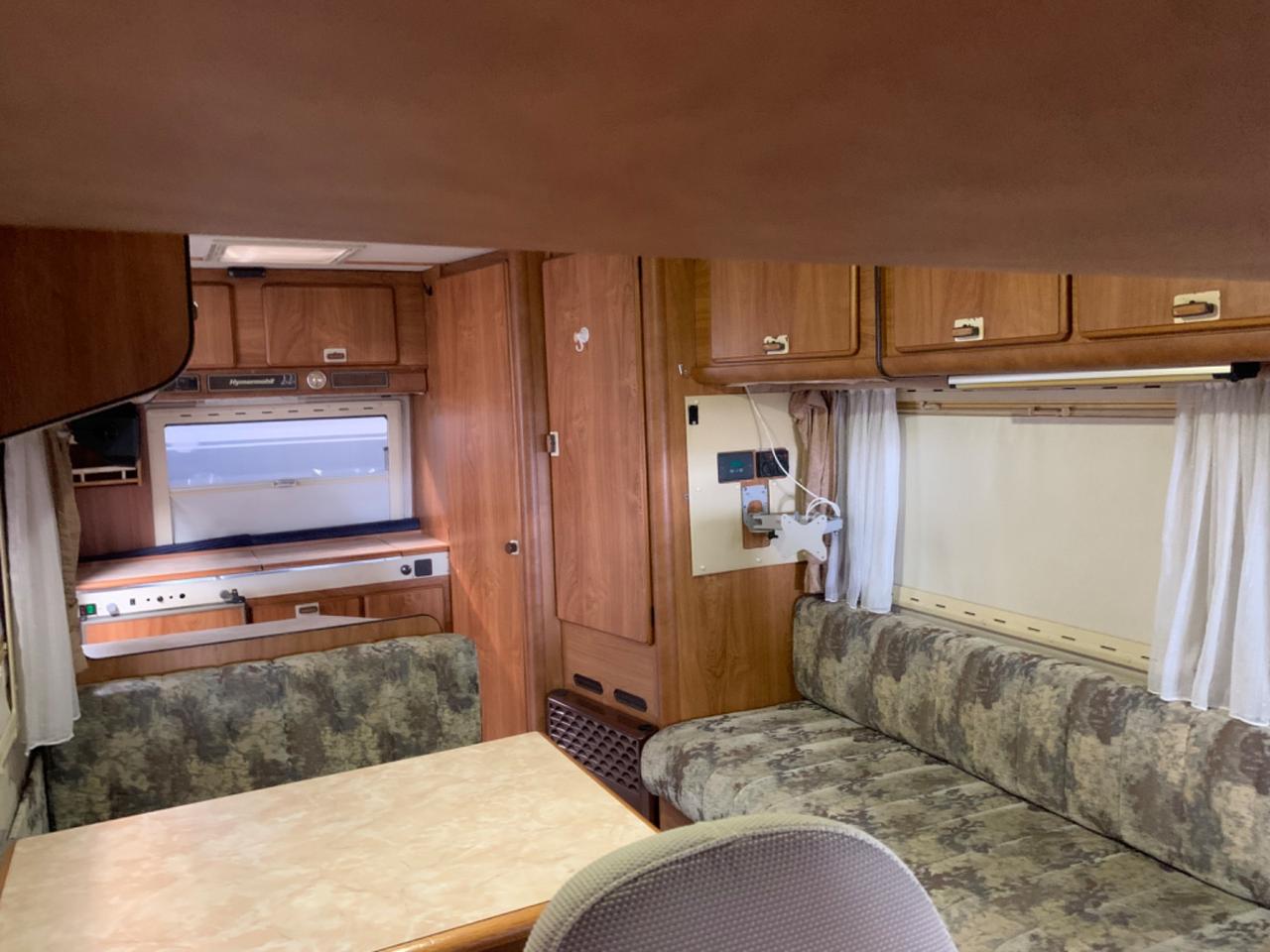 Fiat ducato Hymer 544 2.5cc turbo idrog. porta moto