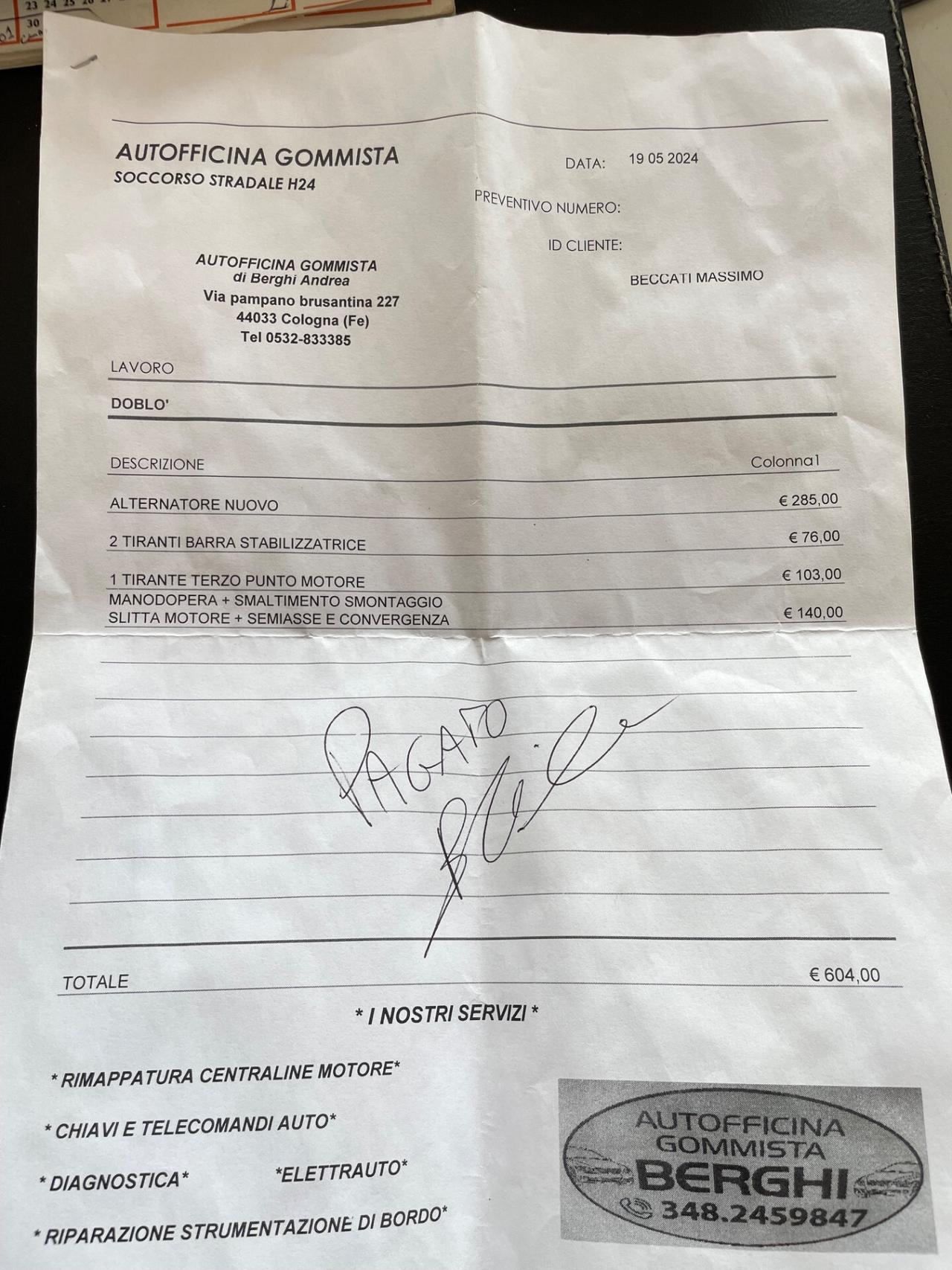 Fiat Doblo Doblò 1.6 MJT 16V Dynamic