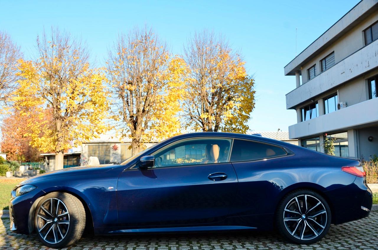 BMW 420d COUPE MHEV 48V MSPORT 190cv AUTO, UNICOPROPRIETARIO, SERVICE UFF BMW, UFF ITALIANA, EURO 6D, 19", NAVI, RETROCAMERA, PERMUTE