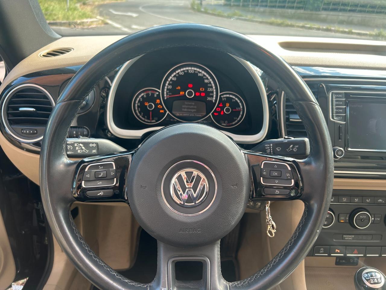 Volkswagen Maggiolino 1.2 pelle-navi-led
