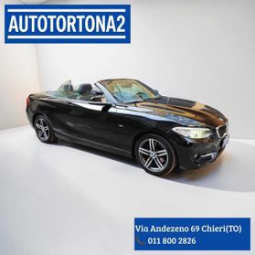BMW 220 d Cabrio Sport PELLE-NAVI-LED-AUTOMATICA