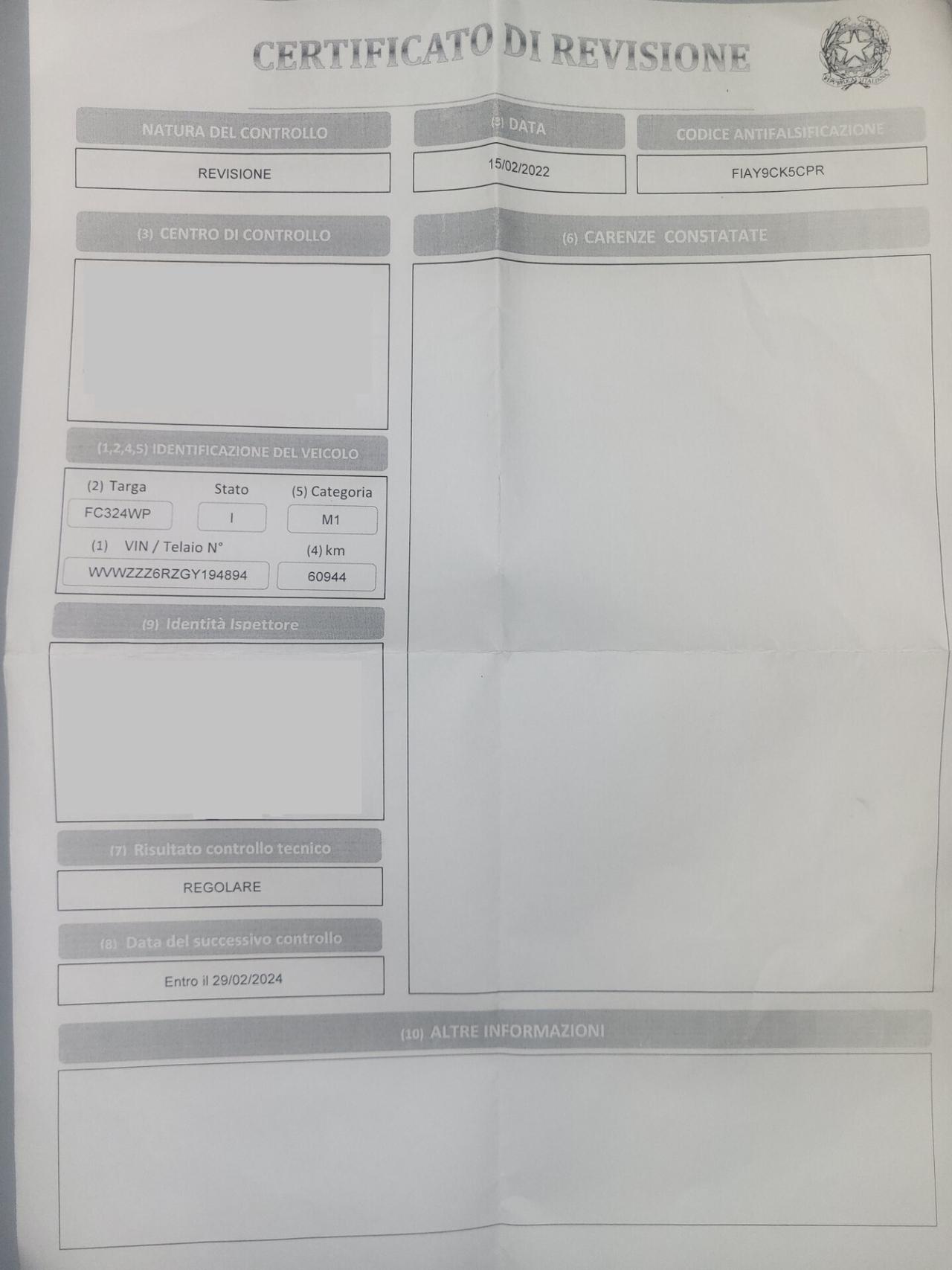 VOLKSWAGEN POLO 1,0 MPI-EURO 6-UNICA PROPRIETARIA