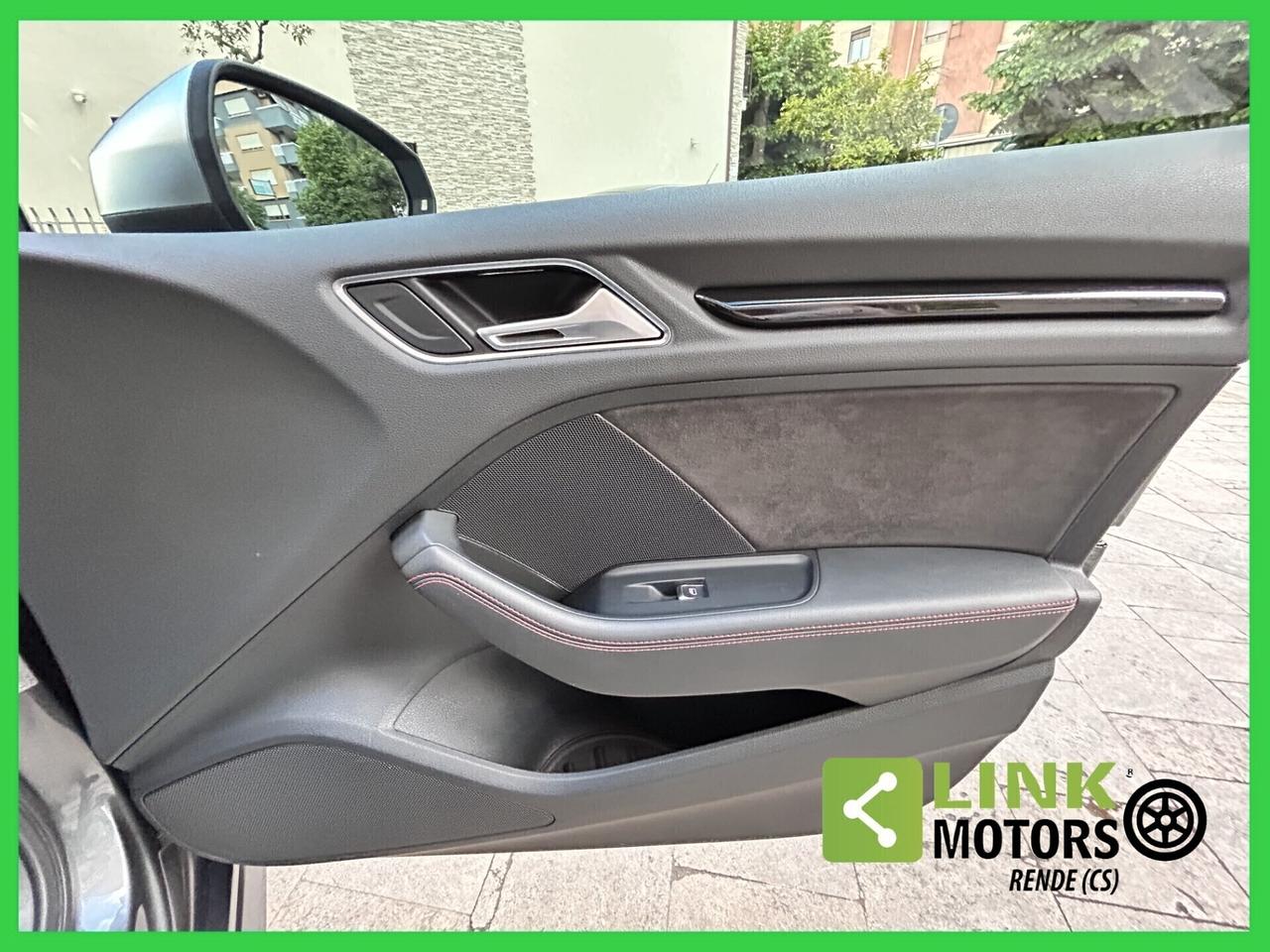 Audi RS 3 SPB 2.5 TFSI quattro 367cv S tronic S line 02/2016