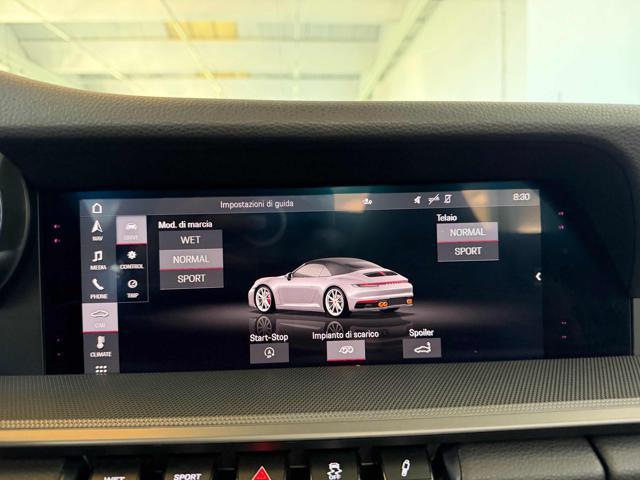 PORSCHE 911 992 Carrera S Cabrio"UNIPRO"PELLE"IVA ESP"SCARICHI