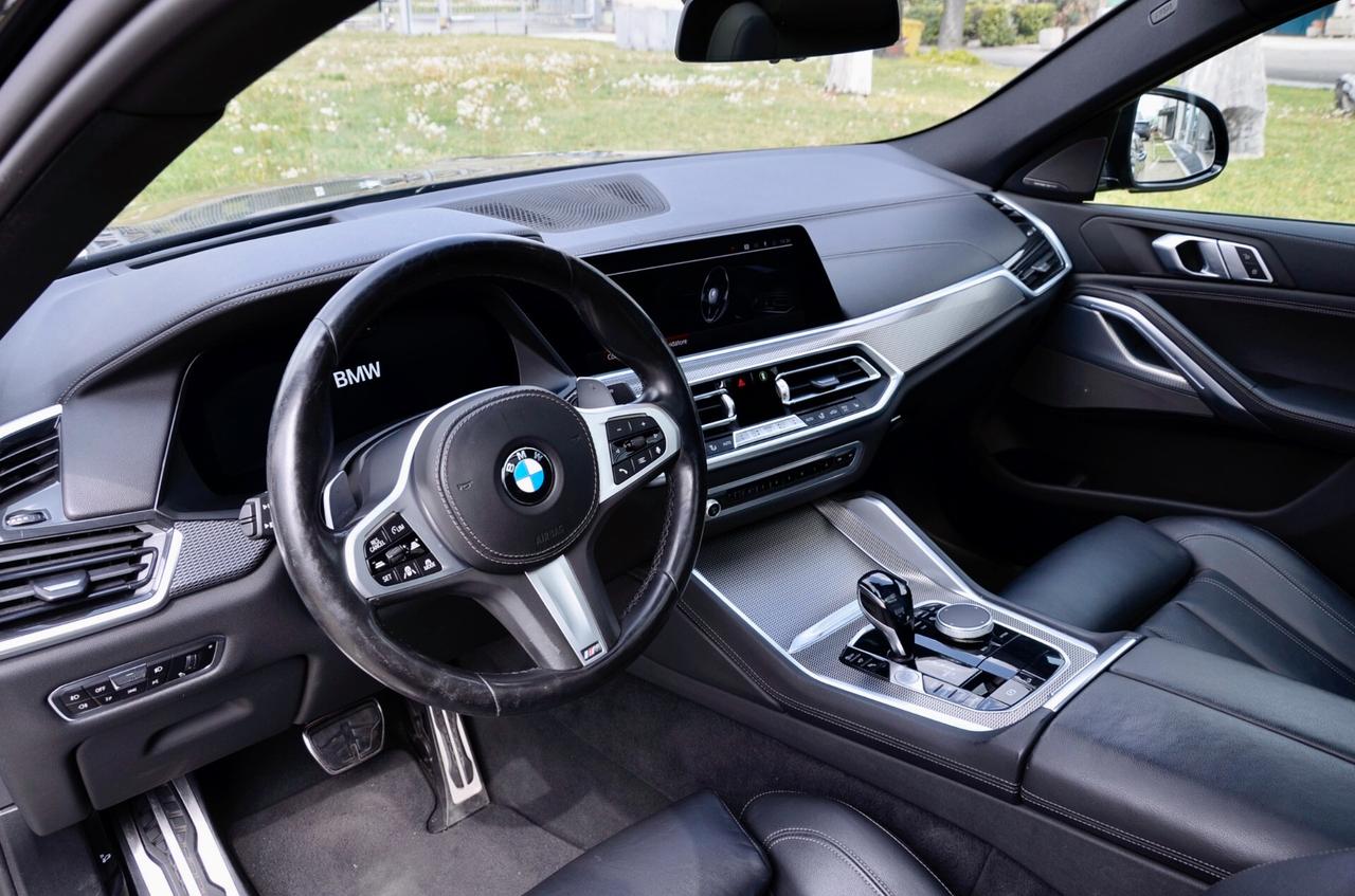 BMW X6 XDRIVE30d MHEV 48V MSPORT 286cv AUTO, FULL OPTIONAL, UFF ITALIANA, SERVICE BMW, EURO 6D, PERMUTE