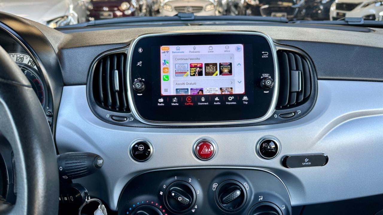 Fiat 500 1.0 Hybrid Hey Google