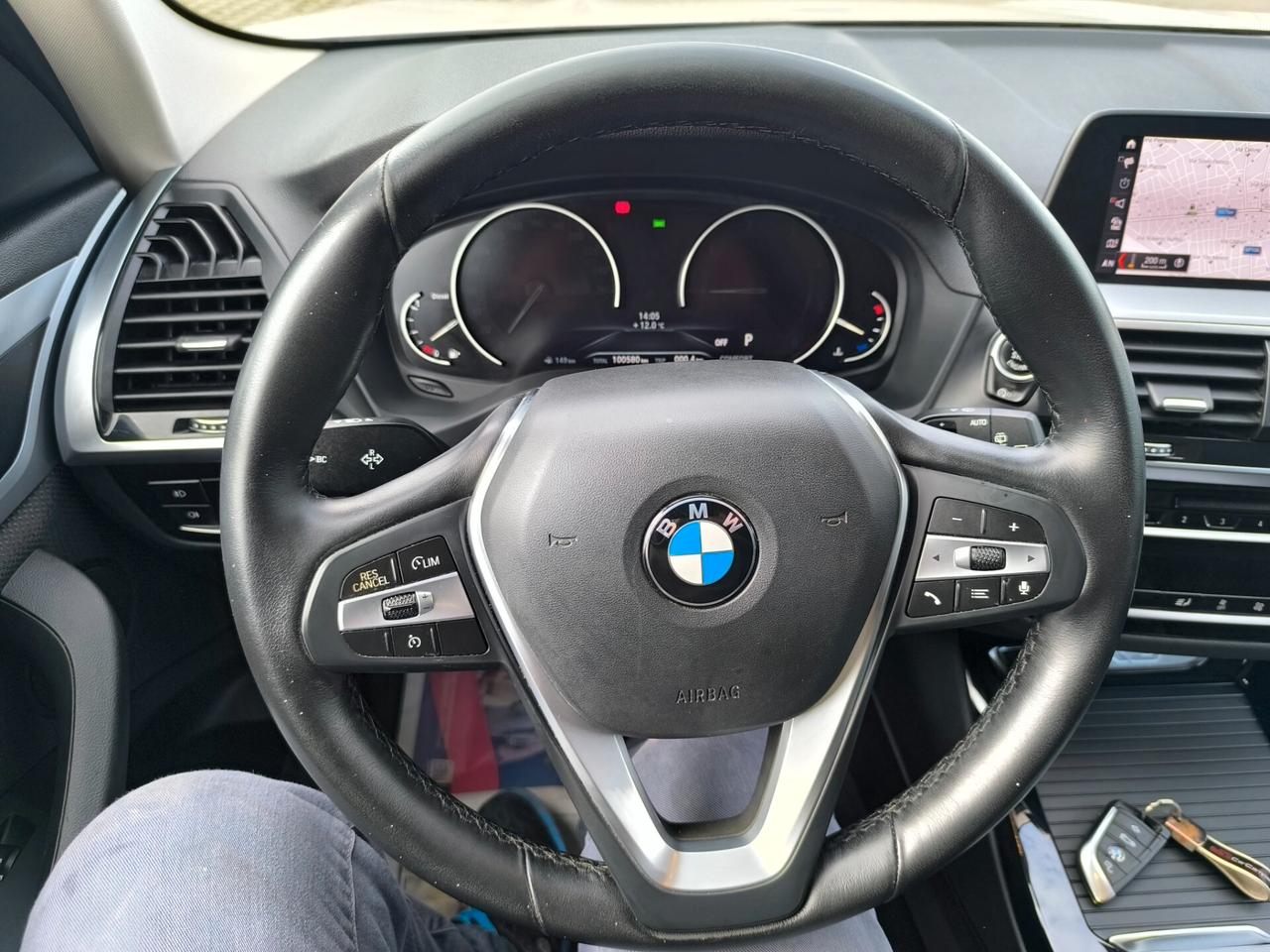 BMW X3 XDRIVE 2.0 DIESEL 190cv 07/20 KM 99.000 TAGLIANDI BMW LED/NAV/SENS.ANT POST/