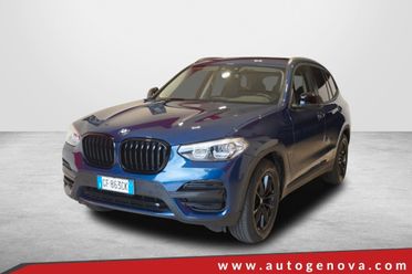 BMW X3 20D 190CV STEPTRONIC 48V X-DRIVE BUSINESS ADVANTAGE ( FARI LED - PELLE - CLIMA TRIZONA - CRUISE - NAVI - CARPLAY - PARK ASSISTANT - TELECAMERA POST. - CERCHI 18 )