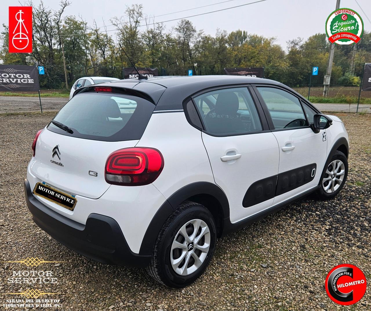 Citroen C3 1.2 benzina 65000km da 79€ mese