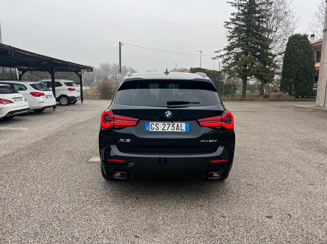 BMW X3 xdrive20d mhev 48V Msport auto UNICO PROPRIETARIO