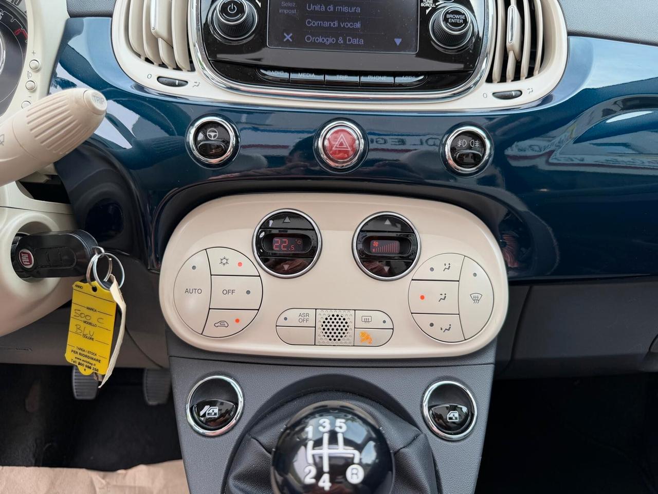 Fiat 500 C 1.2 Lounge CABRIO NEOPATENTATI
