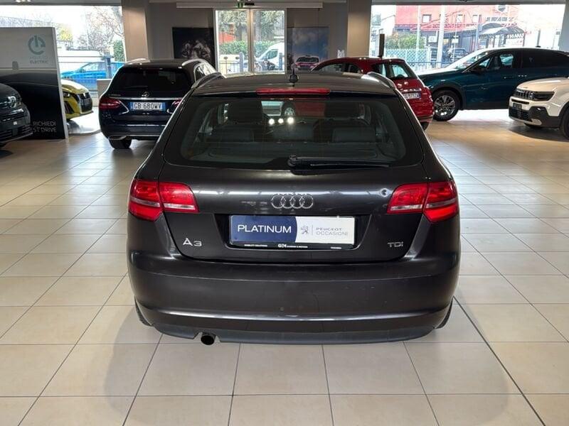 Audi A3 A3 SPB 1.6 TDI 105 CV CR Ambition Volano Rumoroso