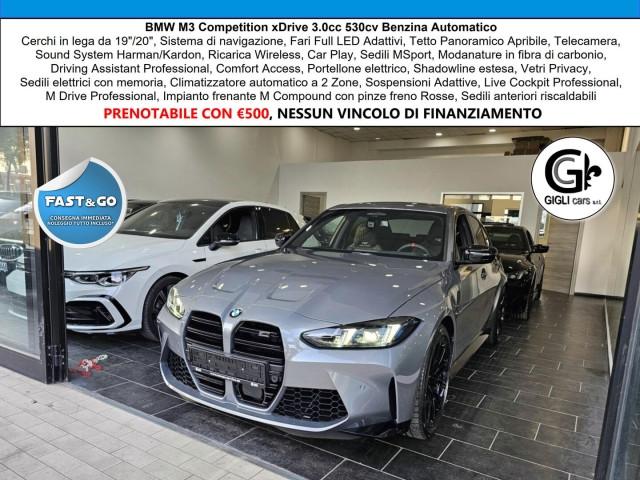 BMW M3 M3 Comp Tetto C.19" 20" Harman Kardon Carbonio Led