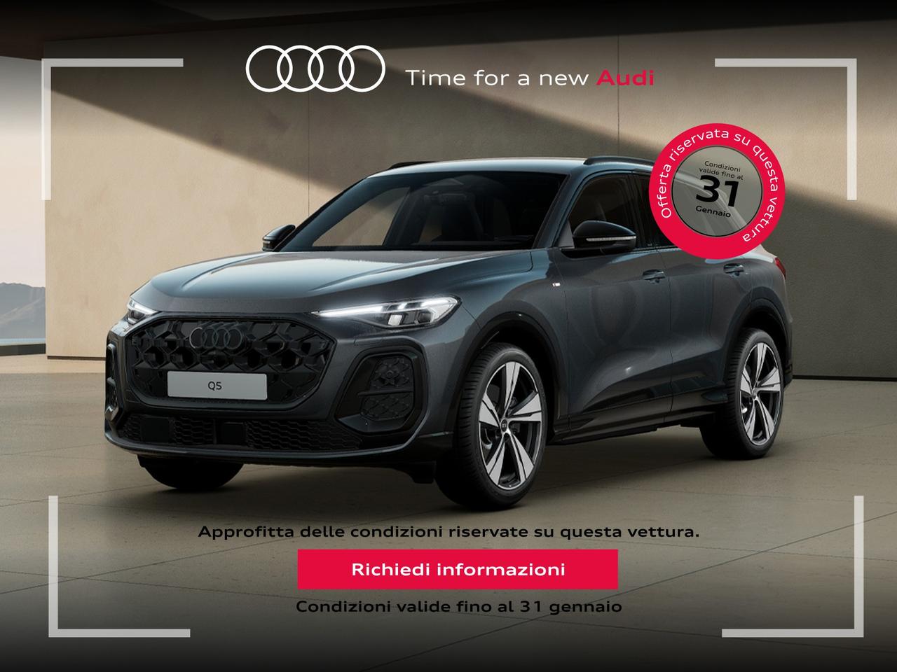 Audi Q5 2.0 tdi mhev+ s line edition quattro 204cv s-tronic