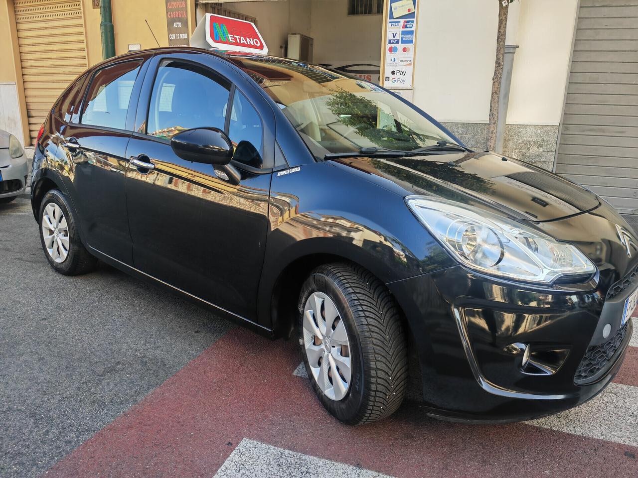 CITROEN C3 1.4 BENZINA METANO CV73 KW54 EXCLUSIVE