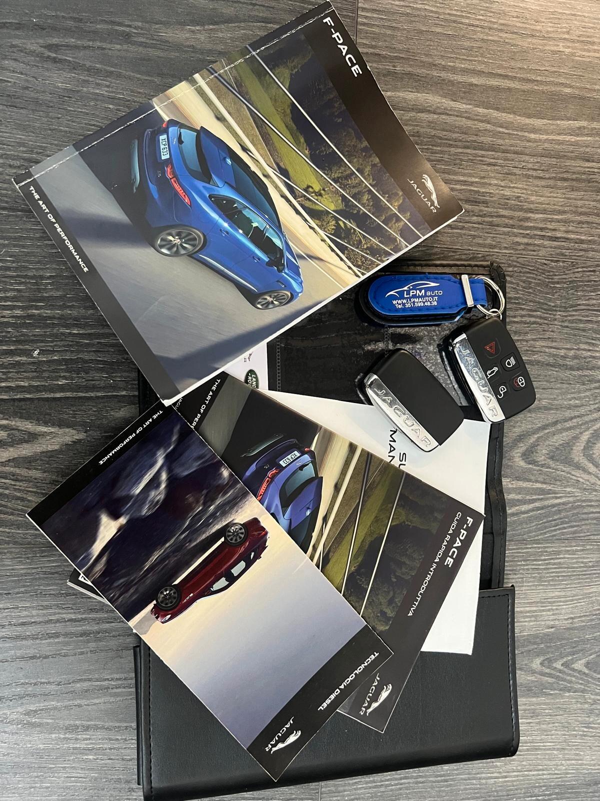 Jaguar F-Pace 2.0 D R-SPORT*NO VINCOLI FINANZ* AUTOM AWD KM CERTIFICATI AZIENDALE UNIPRO