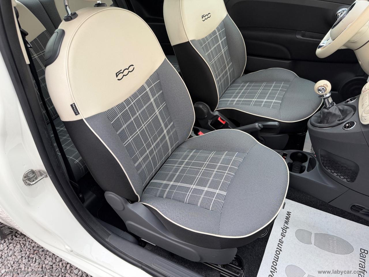 FIAT 500 1.2 Lounge TETTO IN VETRO SENSORI PARCHEGGIO