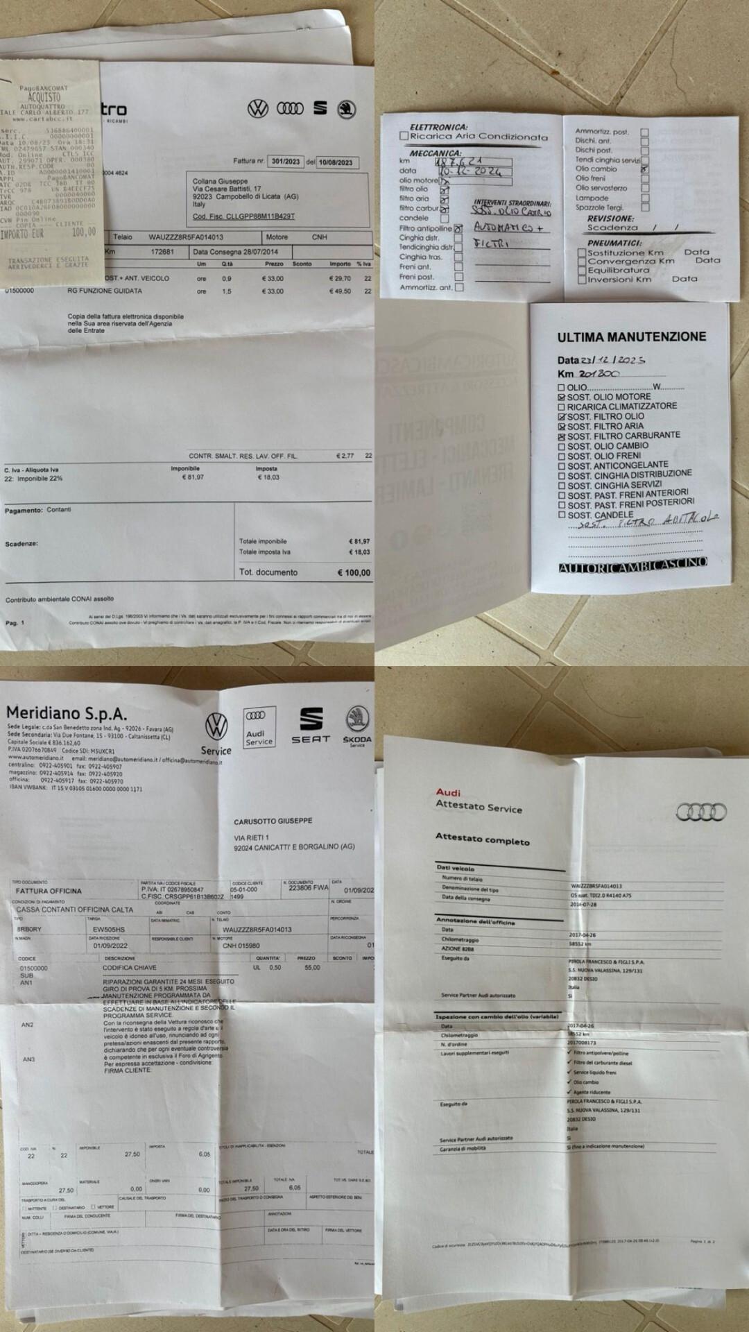 Audi Q5 2.0 TDI 190 CV S-LINE S tronic STORICO AUDI