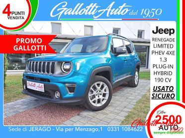 Jeep Renegade PHEV 4xe Limited-PROMO GALLOTTI