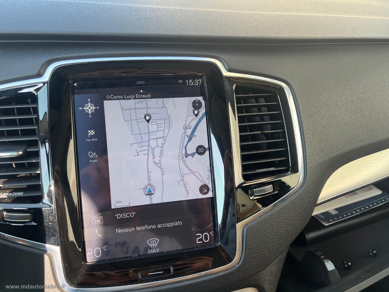 VOLVO XC90 D5 AWD Geartronic 7 posti Momentum FULL LED TAGLIANDI VOLVO