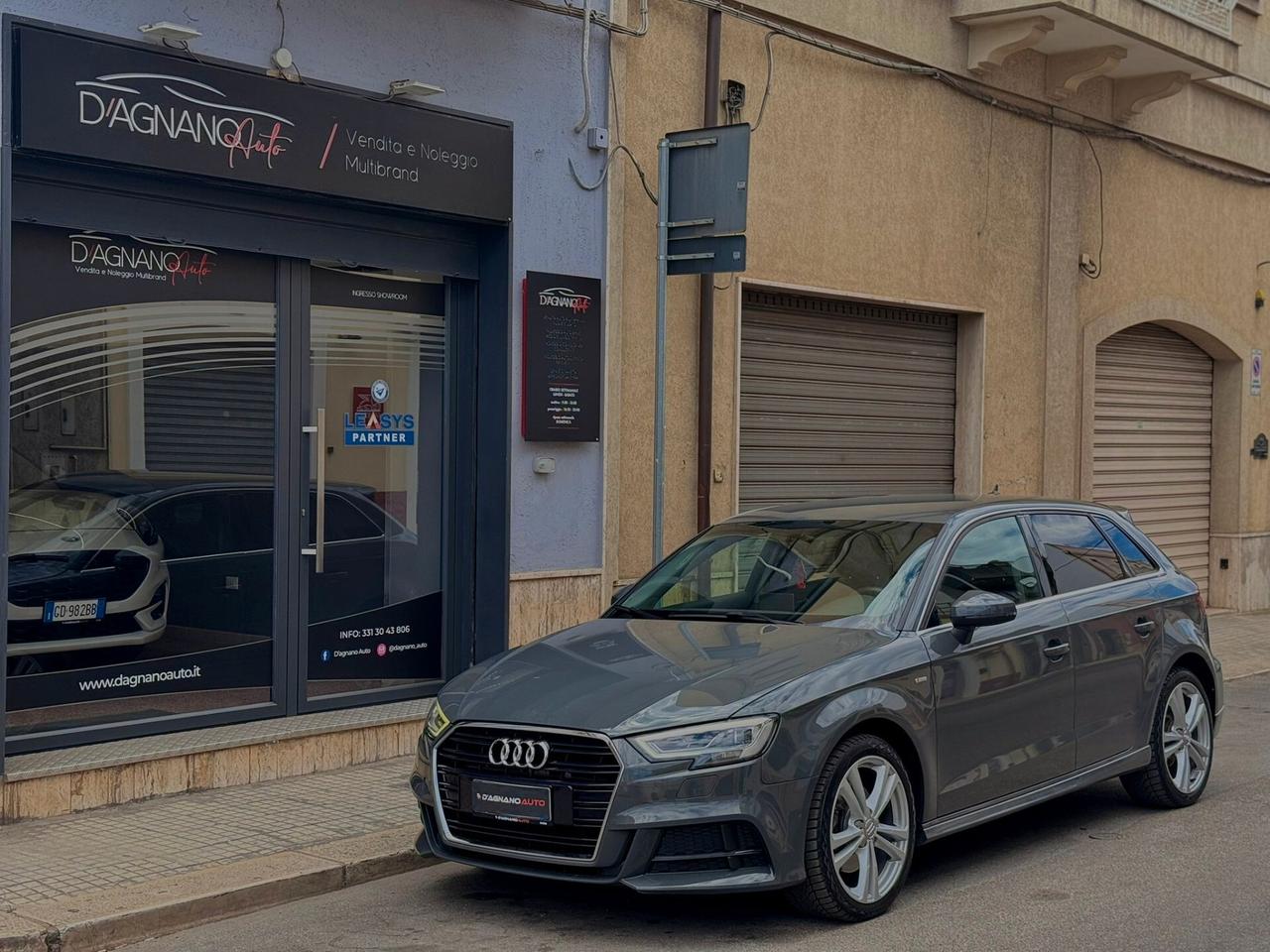 AUDI A3 SPORTBACK 35 2.0 TDI S-LINE 150HP S-TRONIC- 2020