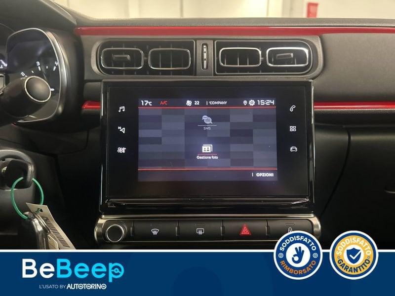 Citroën C3 1.2 PURETECH SHINE S&S 83CV NEOPATENTATI MY18
