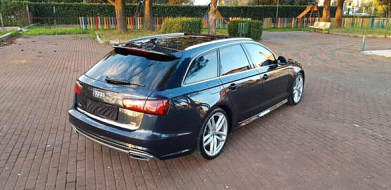 Audi A6 Avant 3.0 TDI 272 CV quattro S tronic s-line,tetto apribile,interni in pelle ghiaccio,fari led bixeno,,cerchi da 20,navigatore ,full optional