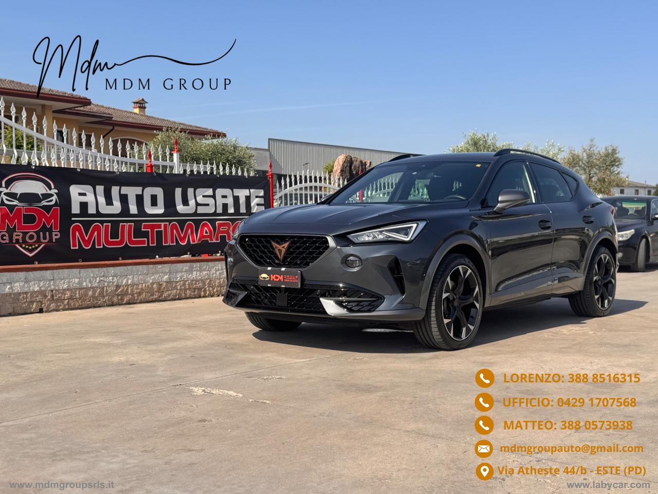 CUPRA Formentor 1.4 e-Hybrid DSG 204CV OK NEOPATENTATI