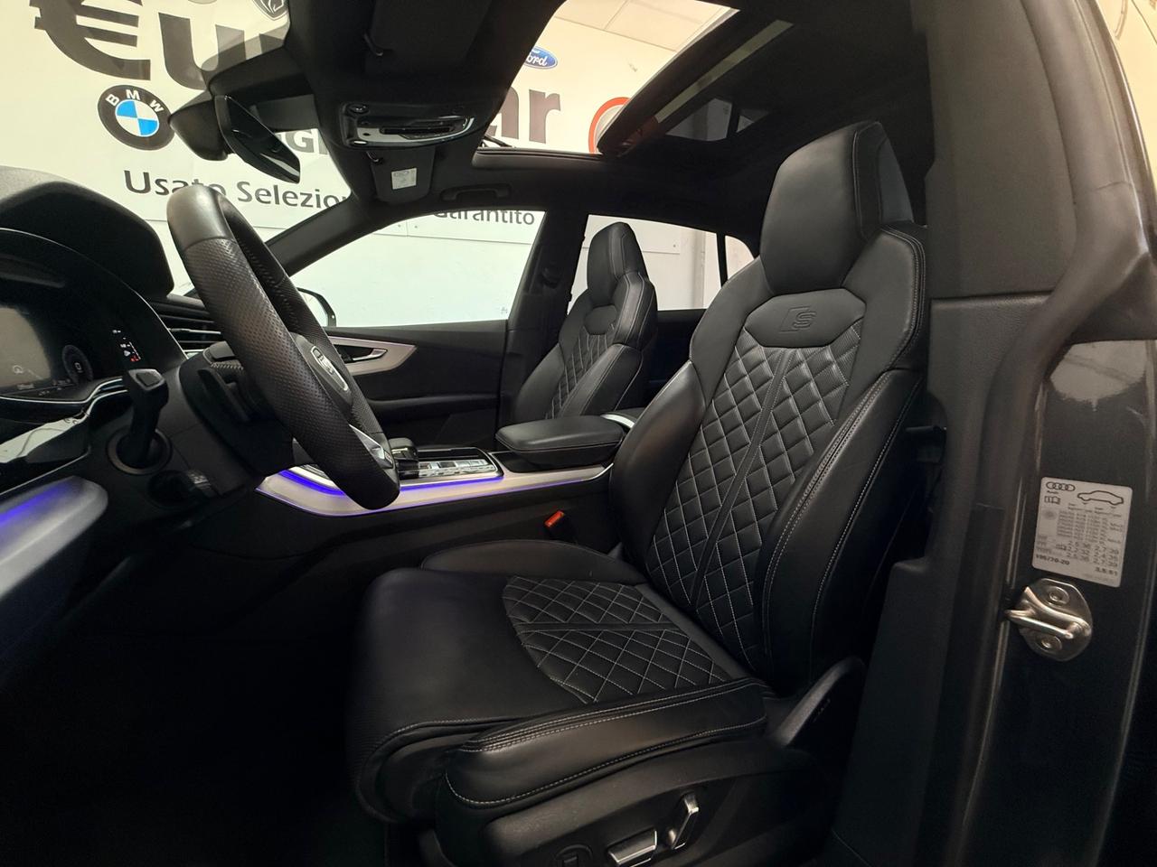 Audi Q8 50 TDI 286 CV MHEV QUATTRO TIPTRONIC SLINE PLUS 03/2019 EURO 6B TETTO VENTILATI 4 RUOTE STERZANTI