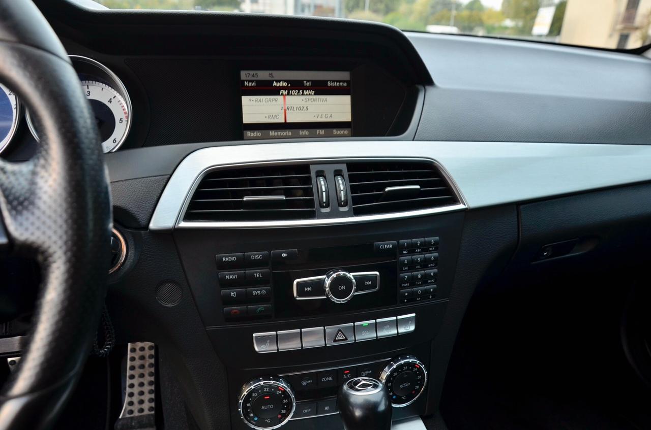MERCEDES-BENZ C COUPE 220 CDI EXECUTIVE 170cv AUTO, SERVICE MERCEDES, NAVI, BLUETOOTH, PERMUTE