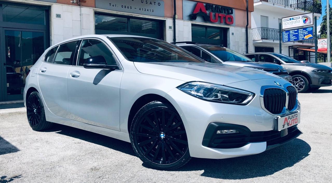 Bmw 116 118d 5p. AUTOMATICA-TELECAM- SPORT argento