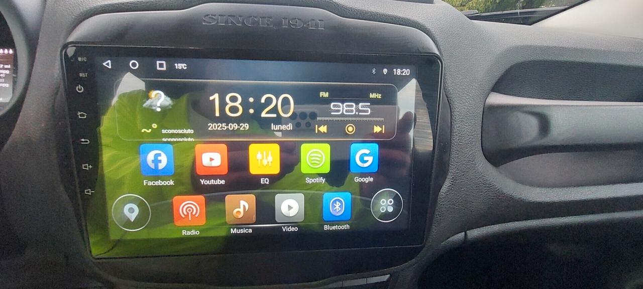 JEEP RENEGADE 2,0 DIESEL 120 CV 4WD 4X4 NAVIGATORE TELEFONO SENSORI IMPECCABILE