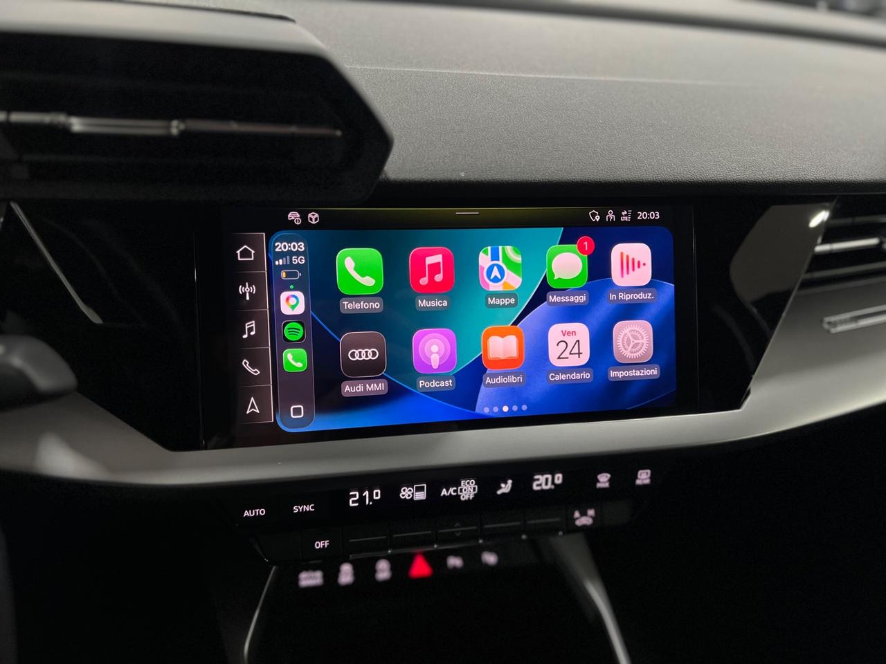 Audi A3 35 SPB 2.0 TDI STronic SLine Edition 150 cv