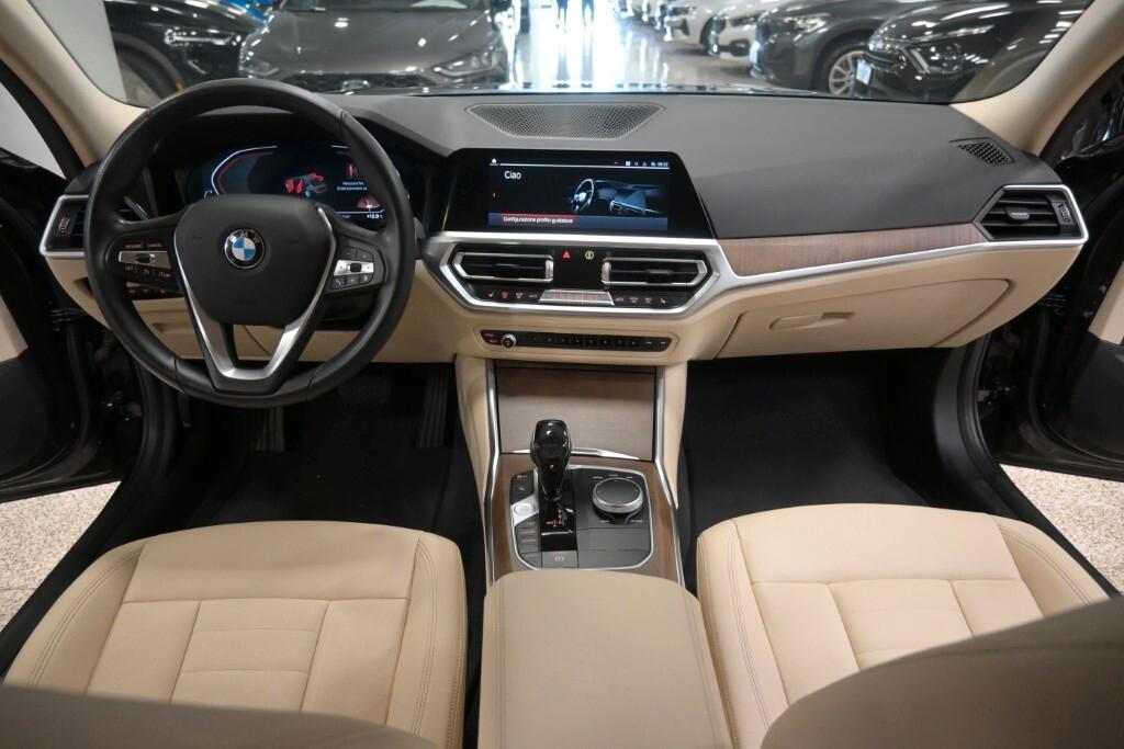 BMW 318D 136CV STEPTRONIC 48V BUSINESS ADVANTAGE ( FARI LED - BMW DIGITAL COCKPIT - PELLE - NAVI - MIRROR - PARK ASSISTANT - TELECAMERA POST. )