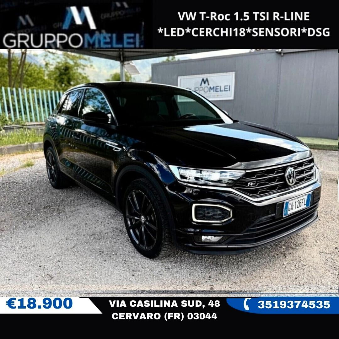 VW T-Roc 1.5 TSI R-LINE *LED*CERCHI18*SENSORI*DSG