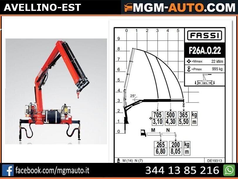 FIAT DUCATO CABINATO con GRU FASSI 26AFS