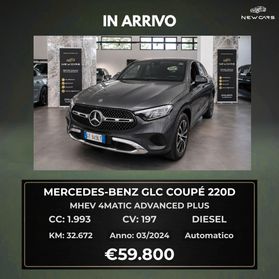 Mercedes-benz GLC 220 d 4Matic Mild hybrid Coupé Advanced Plus