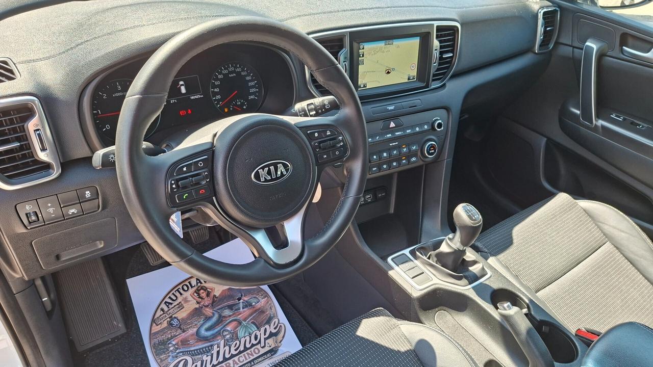 kia sportage 1.6 crdi 115cv led navi euro6b